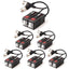 TECHGEAR CCTV Video Balun 4K 8MP BNC to RJ45 Connector, Easy Press-Fit - Passive UTP CAT5/6 Camera Adapter (Multi Pack Pairs)