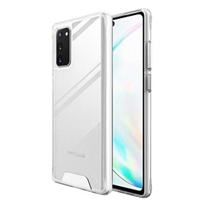 [Fusion HD Case] Shockproof Fused Gel Bumper & Hard Back Slim Clear Cover for Samsung Galaxy Note 20