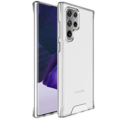 [Fusion HD Case] Shockproof Fused Gel Bumper & Hard Back Slim Clear Cover for Samsung Galaxy Galaxy S23 Ultra
