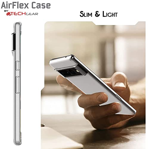[AirFlex Case] Crystal Clear Slim & Light, Protective, Soft Gel Cover for Google Pixel 7