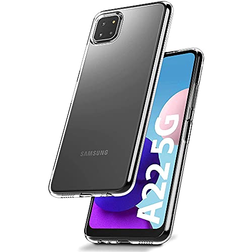 [AirFlex Case] Crystal Clear Slim & Light, Protective,  Soft Gel Cover for Samsung Galaxy A22 5G