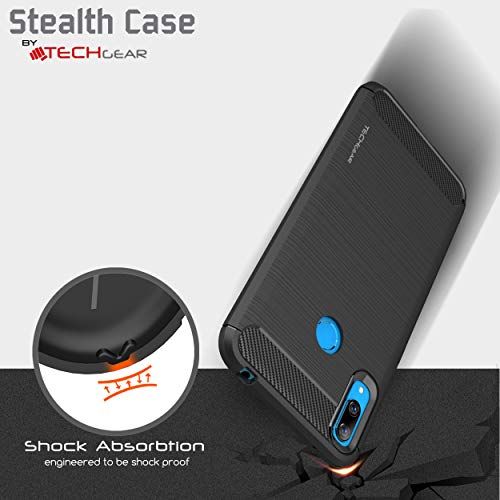 [Stealth Case] Huawei Y7 2019  Soft Protective Slim Cover with Carbon Fibre Detailing