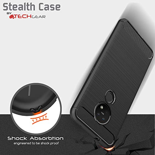 [Stealth Case] Nokia 7.2 Soft Protective Slim Cover with Carbon Fibre Detailing