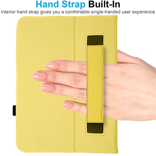 [Folio Case] Smart Cover Stand with Auto Sleep/Wake & Hand Strap For Apple iPad 11th & 10th Generation, iPad 2025 / 2022