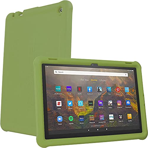 [Bumper Case] Shockproof Soft Easy Grip Case for Amazon Fire HD 10" / HD 10 Plus 11th Generation / 2021