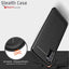 [Stealth Case] Samsung Galaxy A41 Soft Protective Slim Cover with Carbon Fibre Detailing