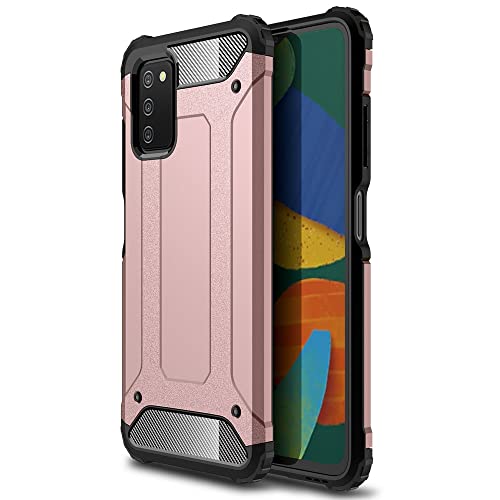 [Tough Armoured Case] ShockProof Dual-Layer Protective Heavy Duty Cover for Samsung Galaxy A03s