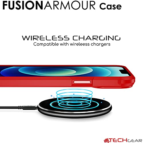 [Fusion Armour Case] Premium Hybrid Tough Heavy Duty, Rugged, Clear Back Bumper Case for Apple iPhone 14 Pro Max 6.7"
