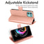 [Wallet Case] Protective Cover with Cash & Card Holder, Stand and Wrist Strap For Motorola Moto Edge 20 Lite