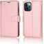 [Wallet Case] Protective Cover with Cash & Card Holder, Stand and Wrist Strap For Apple iPhone 12 Pro Max