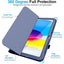 [Folio Case] Smart Cover Stand with Auto Sleep/Wake & Hand Strap For Apple iPad 11th & 10th Generation, iPad 2025 / 2022
