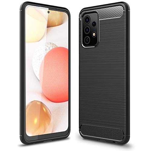 [Stealth Case] Samsung Galaxy A72 Soft Protective Slim Cover with Carbon Fibre Detailing