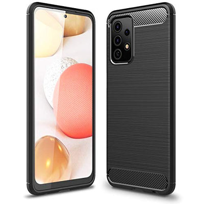 [Stealth Case] Samsung Galaxy A72 Soft Protective Slim Cover with Carbon Fibre Detailing