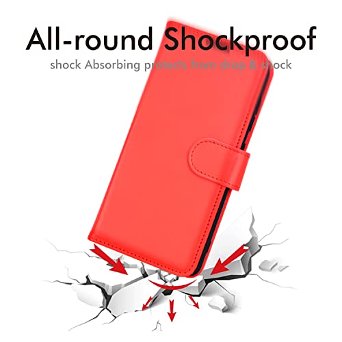 [Wallet Case] Protective Cover with Cash & Card Holder, Stand and Wrist Strap For Samsung Galaxy S23 Plus