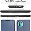 [Wallet Case] Protective Cover with Cash & Card Holder, Stand and Wrist Strap For Motorola Moto Edge 20 Lite
