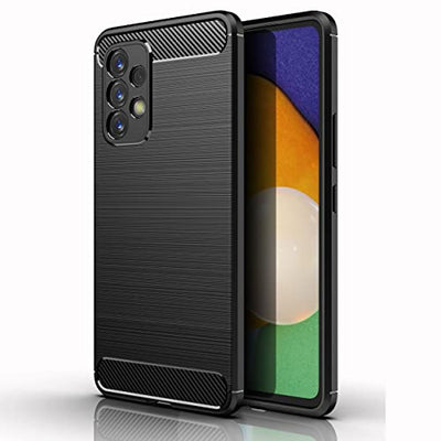 [Stealth Case] Samsung Galaxy A53 5G Soft Protective Slim Cover with Carbon Fibre Detailing