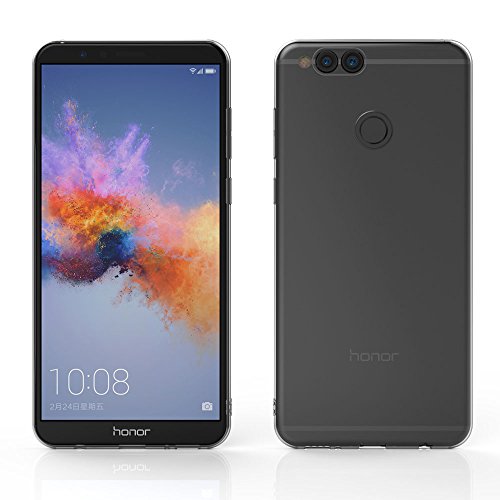 [AirFlex Case] Crystal Clear Slim & Light, Protective,  Soft Gel Cover for Honor 7X