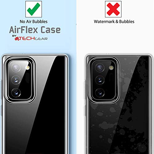 [AirFlex Case] Crystal Clear Slim & Light, Protective,  Soft Gel Cover for Samsung Galaxy Note 20