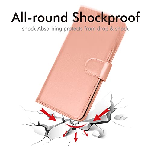 [Wallet Case] Protective Cover with Cash & Card Holder, Stand and Wrist Strap For Honor Magic 4 Pro 5G
