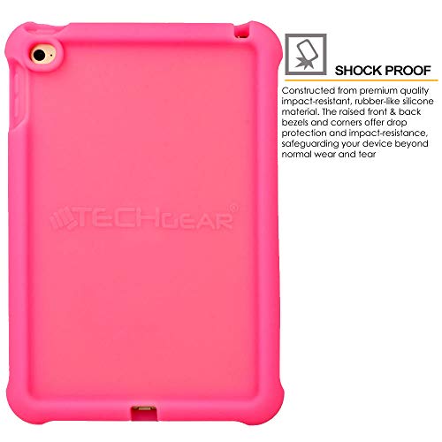 [Bumper Case] Shockproof Soft Easy Grip Case for Apple iPad Mini 5 2019, iPad Mini 4