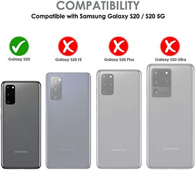[Stealth Case] Samsung Galaxy S20 Soft Protective Slim Cover with Carbon Fibre Detailing
