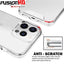 [Fusion HD Case] Shockproof Fused Gel Bumper & Hard Back Slim Clear Cover for iPhone 13