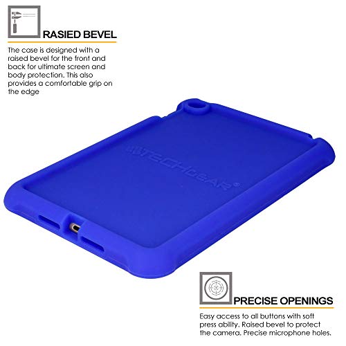[Bumper Case] Shockproof Soft Easy Grip Case for Apple iPad Mini 5 2019, iPad Mini 4