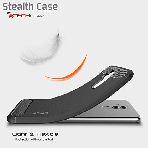 [Stealth Case] Huawei Mate 20 Lite Soft Protective Slim Cover with Carbon Fibre Detailing