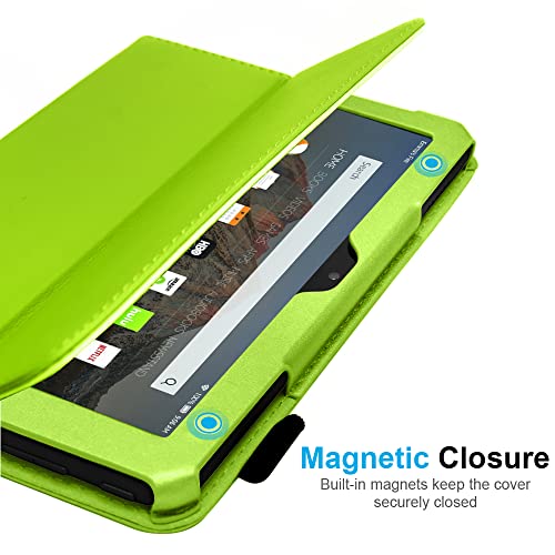 [Folio Case] Smart Cover Stand with Auto Sleep/Wake & Hand Strap For New Amazon Fire 7" (12th Generation / 2022)
