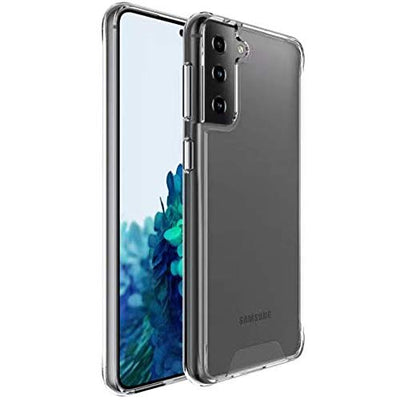 [Fusion HD Case] Shockproof Fused Gel Bumper & Hard Back Slim Clear Cover for Samsung Galaxy Galaxy S22 Plus