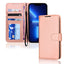 [Wallet Case] Protective Cover with Cash & Card Holder, Stand and Wrist Strap For Apple iPhone 13 Pro Max