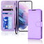 [Wallet Case] Protective Cover with Cash & Card Holder, Stand and Wrist Strap For Samsung Galaxy S22 Plus