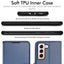 [Wallet Case] Protective Cover with Cash & Card Holder, Stand and Wrist Strap For Samsung Galaxy S22 Plus