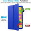 [Folio Case] Smart Cover Stand with Auto Sleep/Wake & Hand Strap For Apple iPad 10.2" 2021 / 2020 / 2019 [9th / 8th / 7th Generation]
