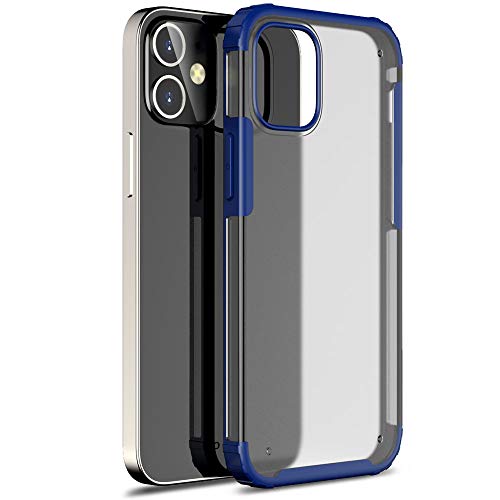 [Fusion FX Case] Slim & Light Tough Fused Gel Bumper & Hard Back Matte Case for iPhone 12 Mini
