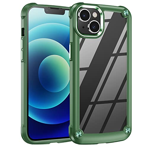 [Fusion Armour Case] Premium Hybrid Tough Heavy Duty, Rugged, Clear Back Bumper Case for Apple iPhone 14 6.1"