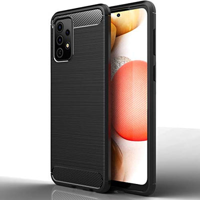 [Stealth Case] Samsung Galaxy A72 Soft Protective Slim Cover with Carbon Fibre Detailing