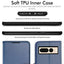 [Wallet Case] Protective Cover with Cash & Card Holder, Stand and Wrist Strap For Google Pixel 7 Pro