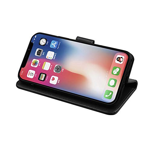 [Wallet Case] Protective Cover with Cash & Card Holder, Stand and Wrist Strap For Apple iPhone 11 Pro Max