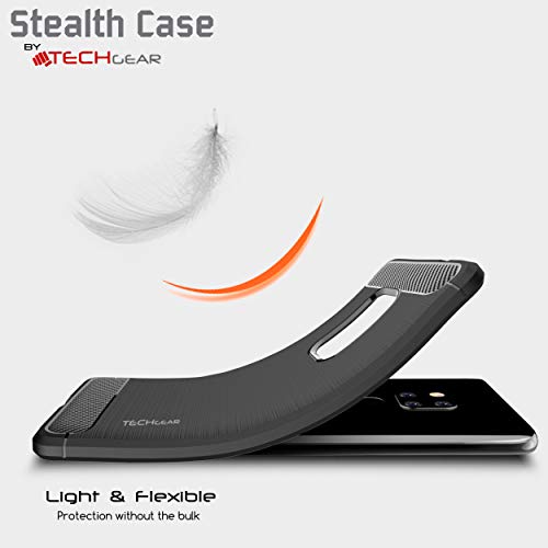 [Stealth Case] Huawei Mate 20 Soft Protective Slim Cover with Carbon Fibre Detailing
