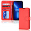 [Wallet Case] Protective Cover with Cash & Card Holder, Stand and Wrist Strap For Apple iPhone 13 Pro Max