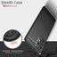[Stealth Case] Samsung Galaxy A23 5G Soft Protective Slim Cover with Carbon Fibre Detailing