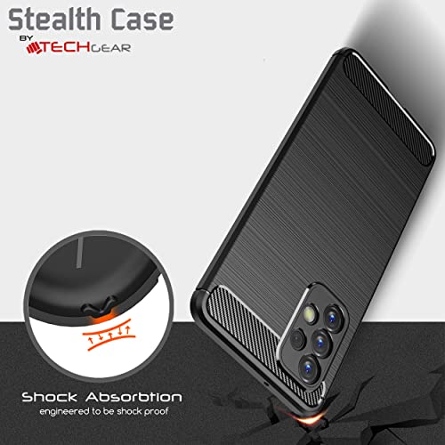 [Stealth Case] Samsung Galaxy A23 5G Soft Protective Slim Cover with Carbon Fibre Detailing