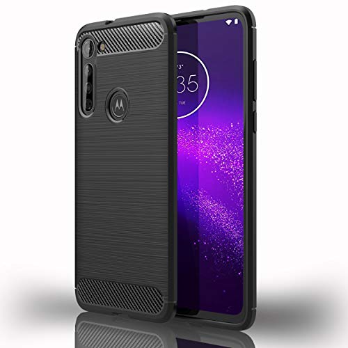 [Stealth Case] Motorola Moto G8 Soft Protective Slim Cover with Carbon Fibre Detailing