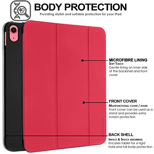 [Smart Case] Slim Stand Cover with Auto Sleep/Wake for Apple iPad 11th & 10th Generation, iPad 2025 / 2022