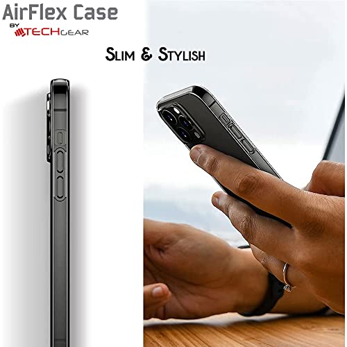 [AirFlex Case] Crystal Clear Slim & Light, Protective,  Soft Gel Cover for iPhone 13 Pro