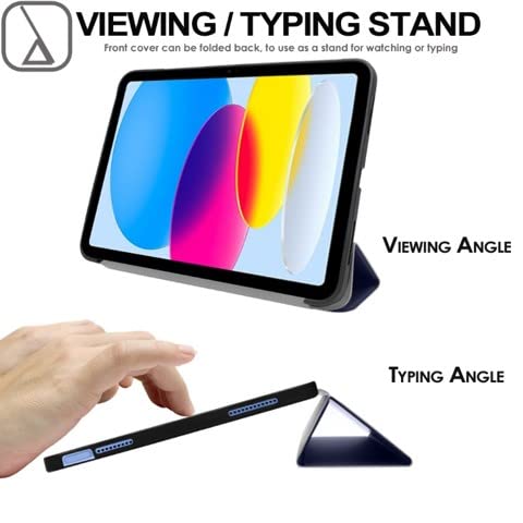 [Smart Case] Slim Stand Cover with Auto Sleep/Wake for Apple iPad 11th & 10th Generation, iPad 2025 / 2022