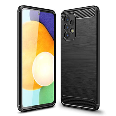 [Stealth Case] Samsung Galaxy A53 5G Soft Protective Slim Cover with Carbon Fibre Detailing