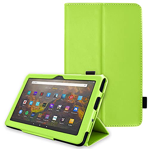 [Folio Case] Smart Cover Stand with Auto Sleep/Wake & Hand Strap For Amazon Fire HD 10" / HD 10" Plus (2021/11th Generation)