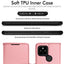 [Wallet Case] Protective Cover with Cash & Card Holder, Stand and Wrist Strap For Google Pixel 4a 5G